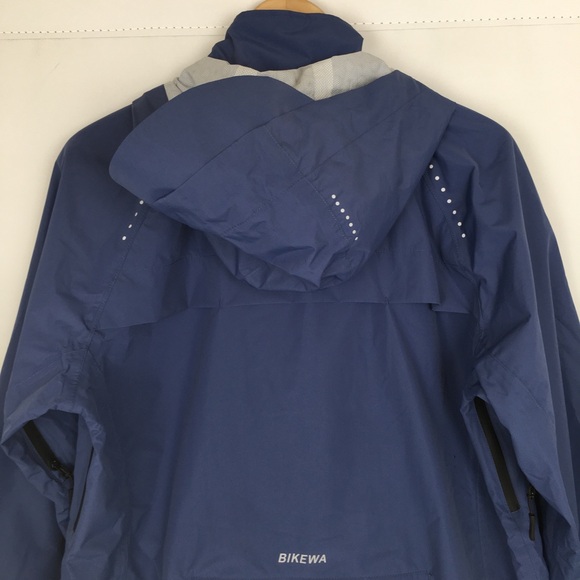 Bikewa Rain Jacket NEW Waterproof Blue Women’s Size L Cycling Outdoor Hiking - Picture 14 of 16